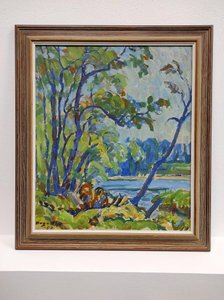 Eho Hugo (1891 - 1979) - Stromy pri vode