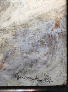 Edmund Gwerk (1895 – 1956) - Zasnežená dedina