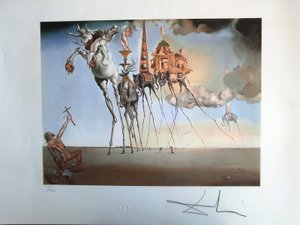 Salvador Dalí (1904 - 1989) - Pokušenie