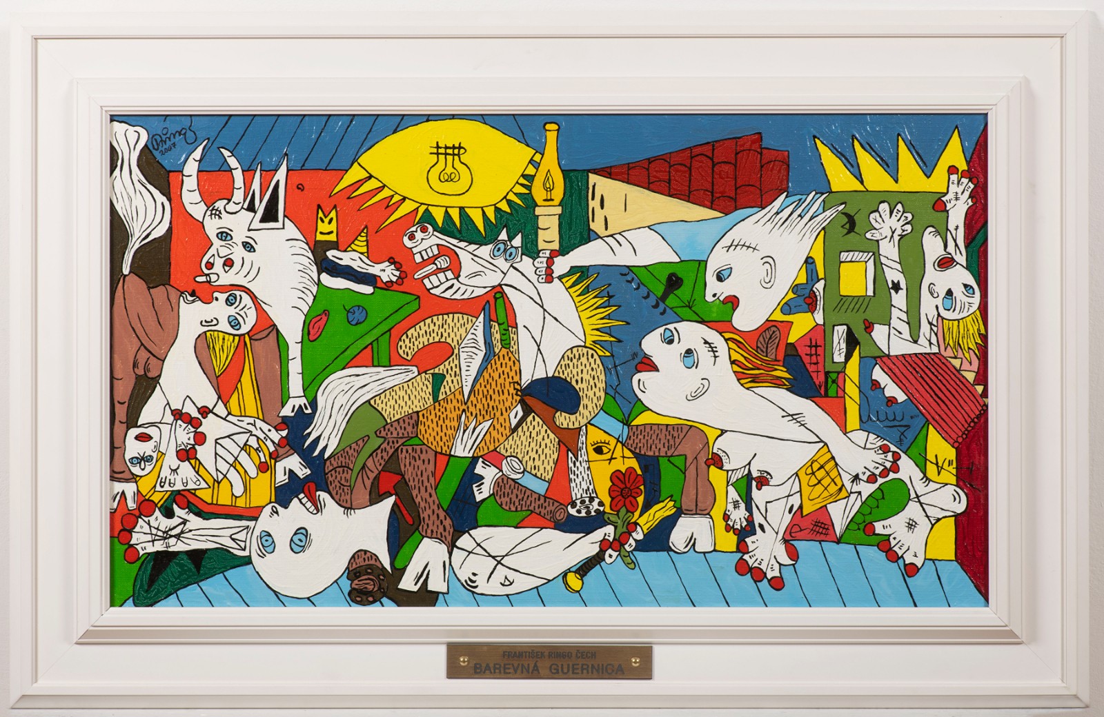 František Ringo Čech (1943) - Barevná Guernica