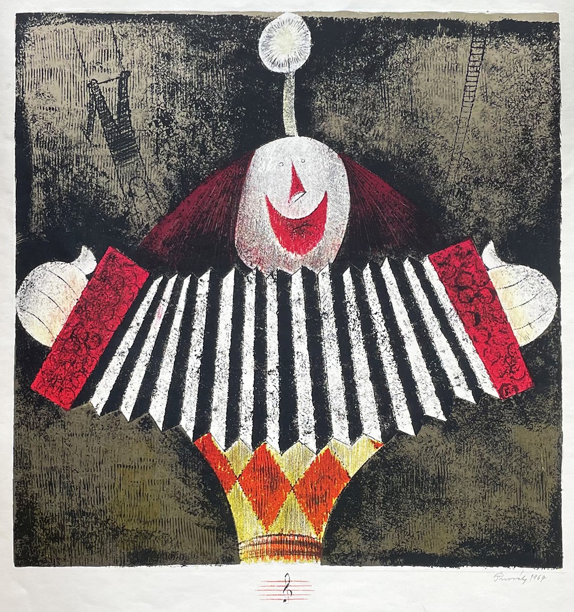 Jindřich Novák  (1923 - 2011) - Hudební klaun