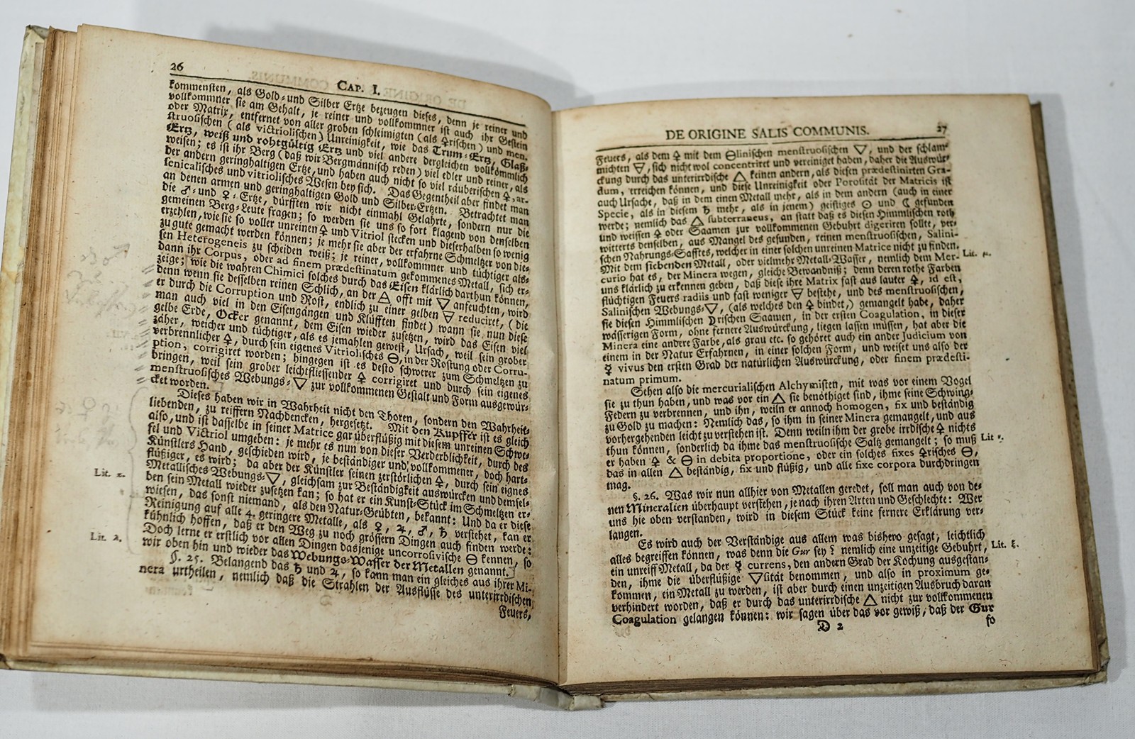 1729 Georg von Welling (1655-1727) -Tractatus Mago - Cabbalistico Chymicus et theosophicus (2. vydání )