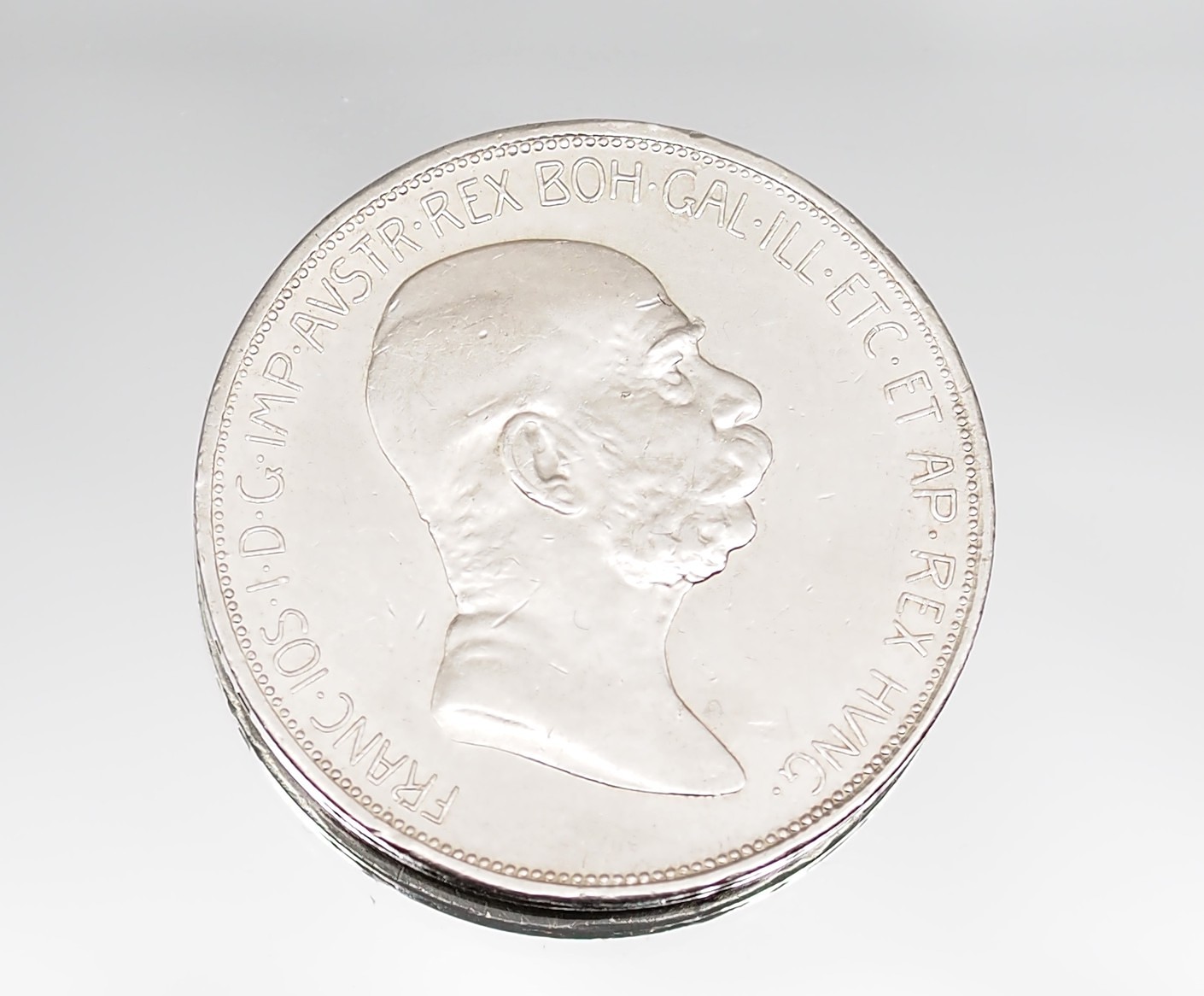 1908 Ag RU 5 koruna Franc Josef