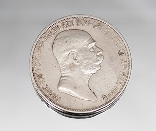 1908 Ag RU 5 koruna Franc Josef