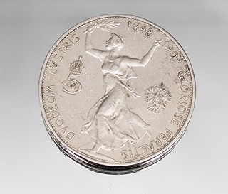 1908 Ag RU 5 koruna Franc Josef
