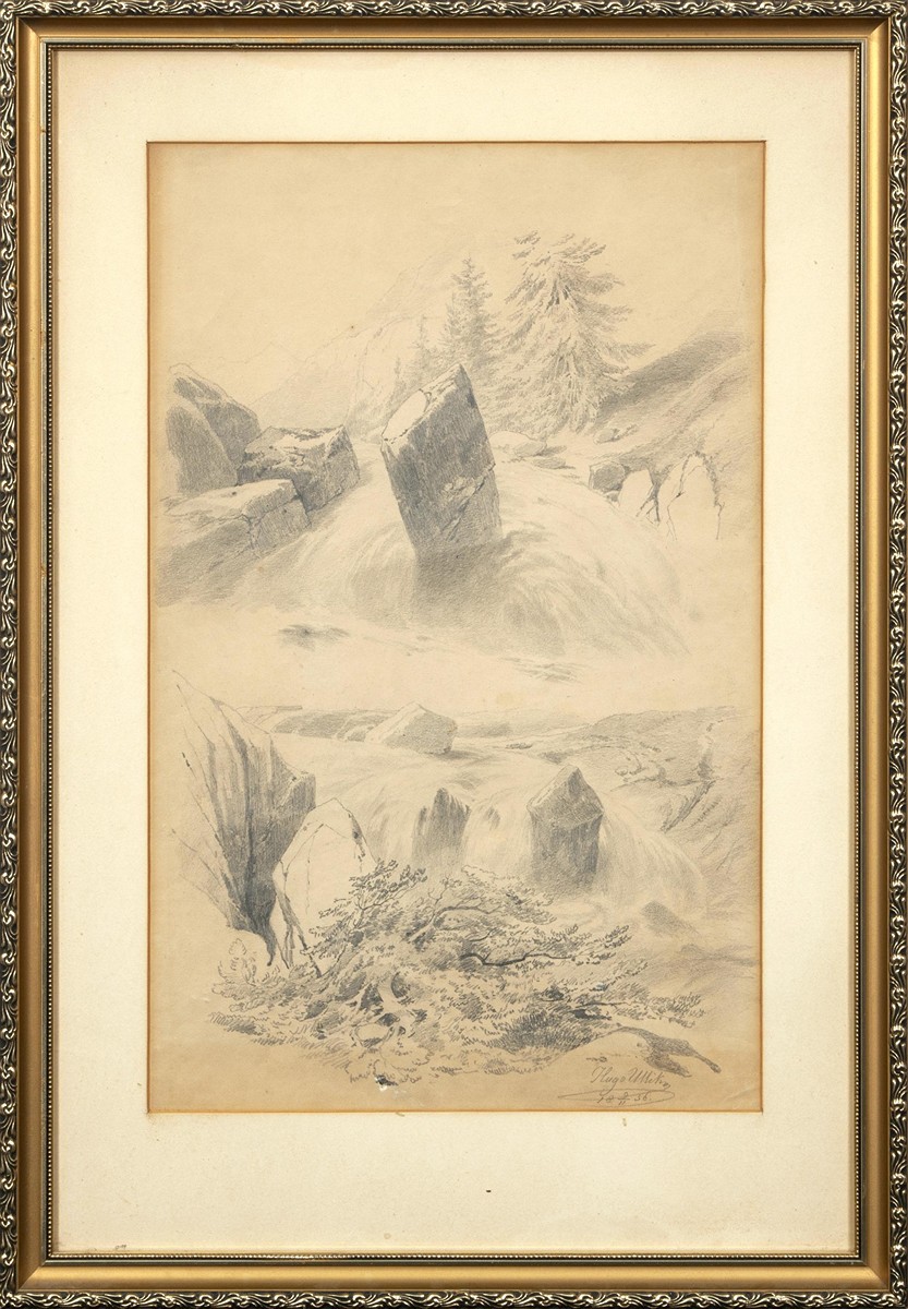 Ullik Hugo (1838 - 1881) - Horský potok