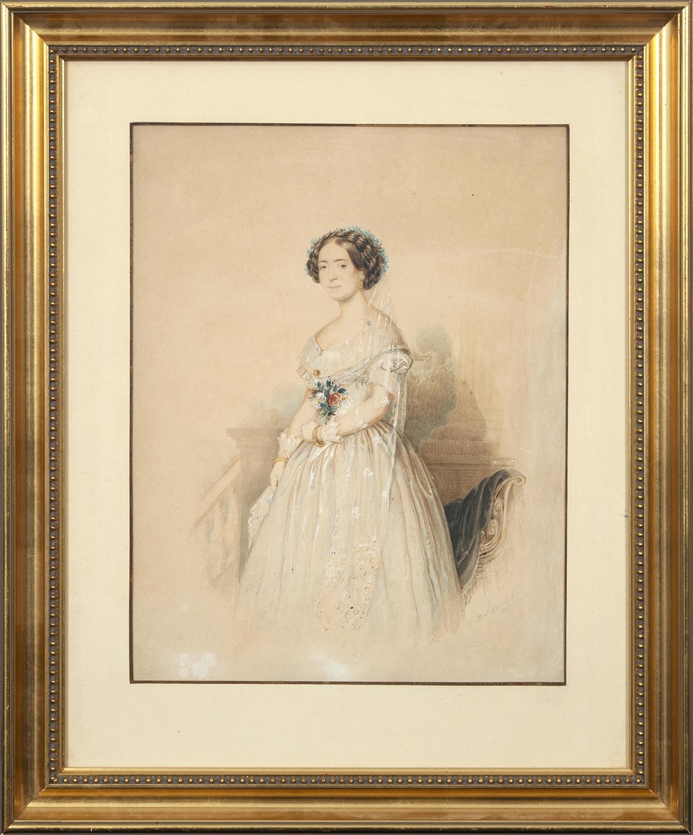 Schneider J.A. (1814 - 1862) - Portrét dámy