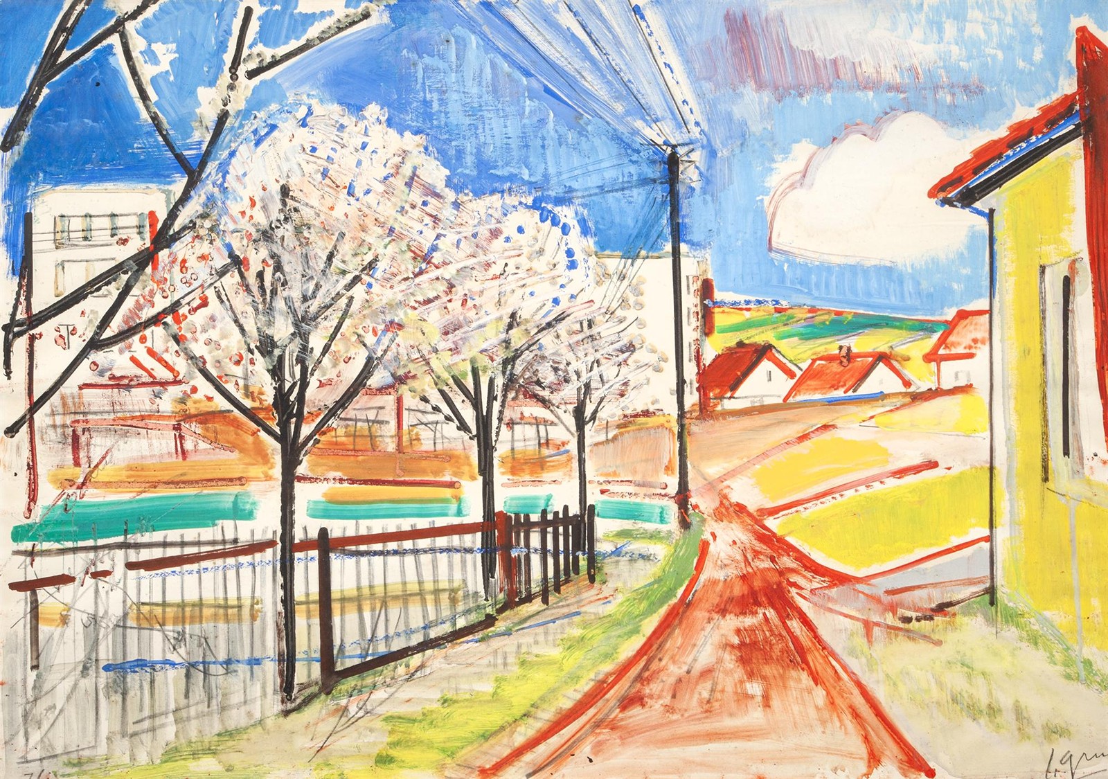 Grus Jaroslav (1891 - 1983) - Rozkvetlé stromy