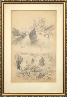 Ullik Hugo (1838 - 1881) - Horský potok