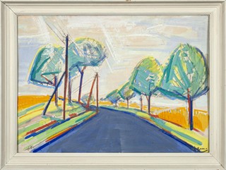Grus Jaroslav (1891 - 1983) - Silnice v polích