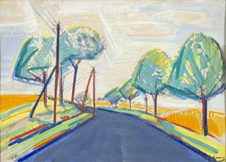 Grus Jaroslav (1891 - 1983) - Silnice v polích