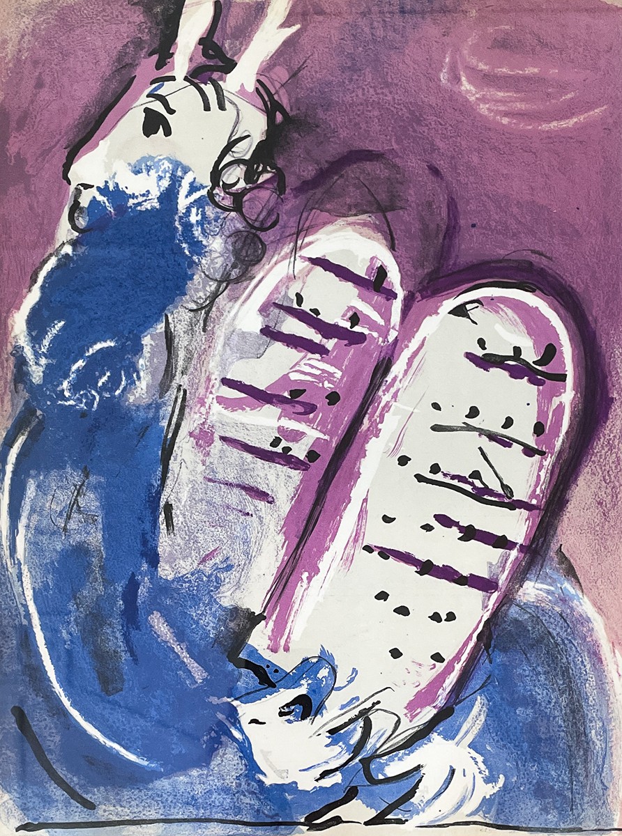 Marc Chagall (1887 - 1985) - Mojžíš