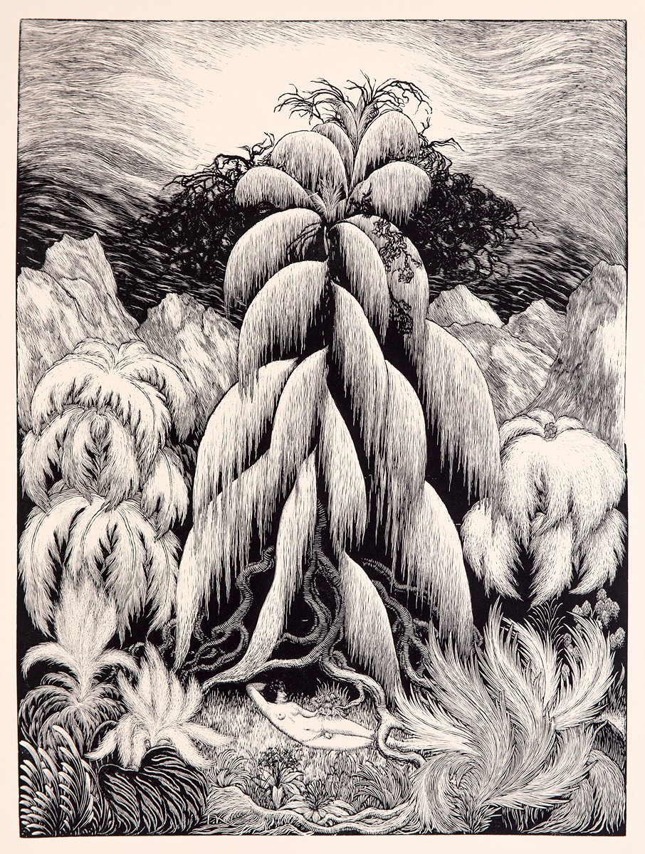 František Kobliha (1877 - 1962) - Pokušení sv. Antonína I.