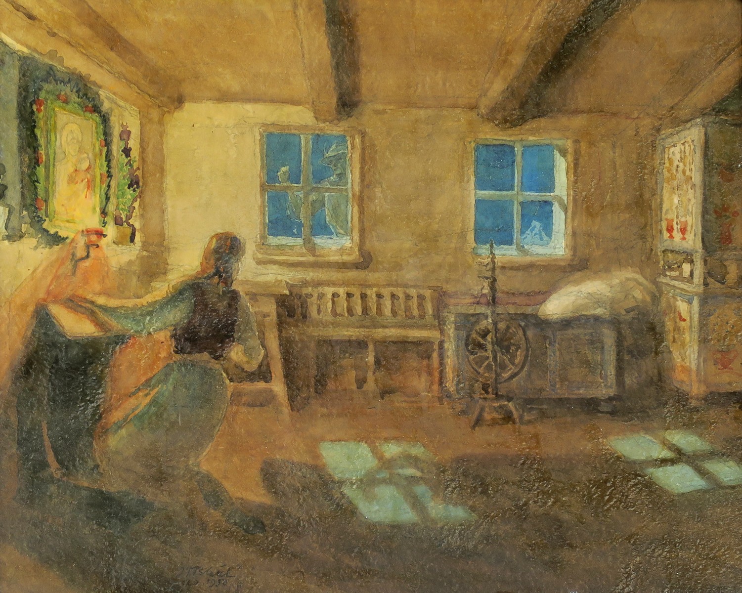 Josef Tomáš Blažek (1884 - 1962) - Nečekaná návštěva
