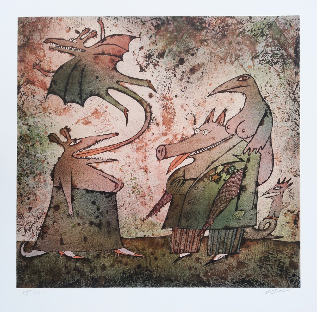 Adolf Born (1930 - 2016) - Obludy