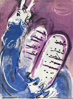 Marc Chagall (1887 - 1985) - Mojžíš