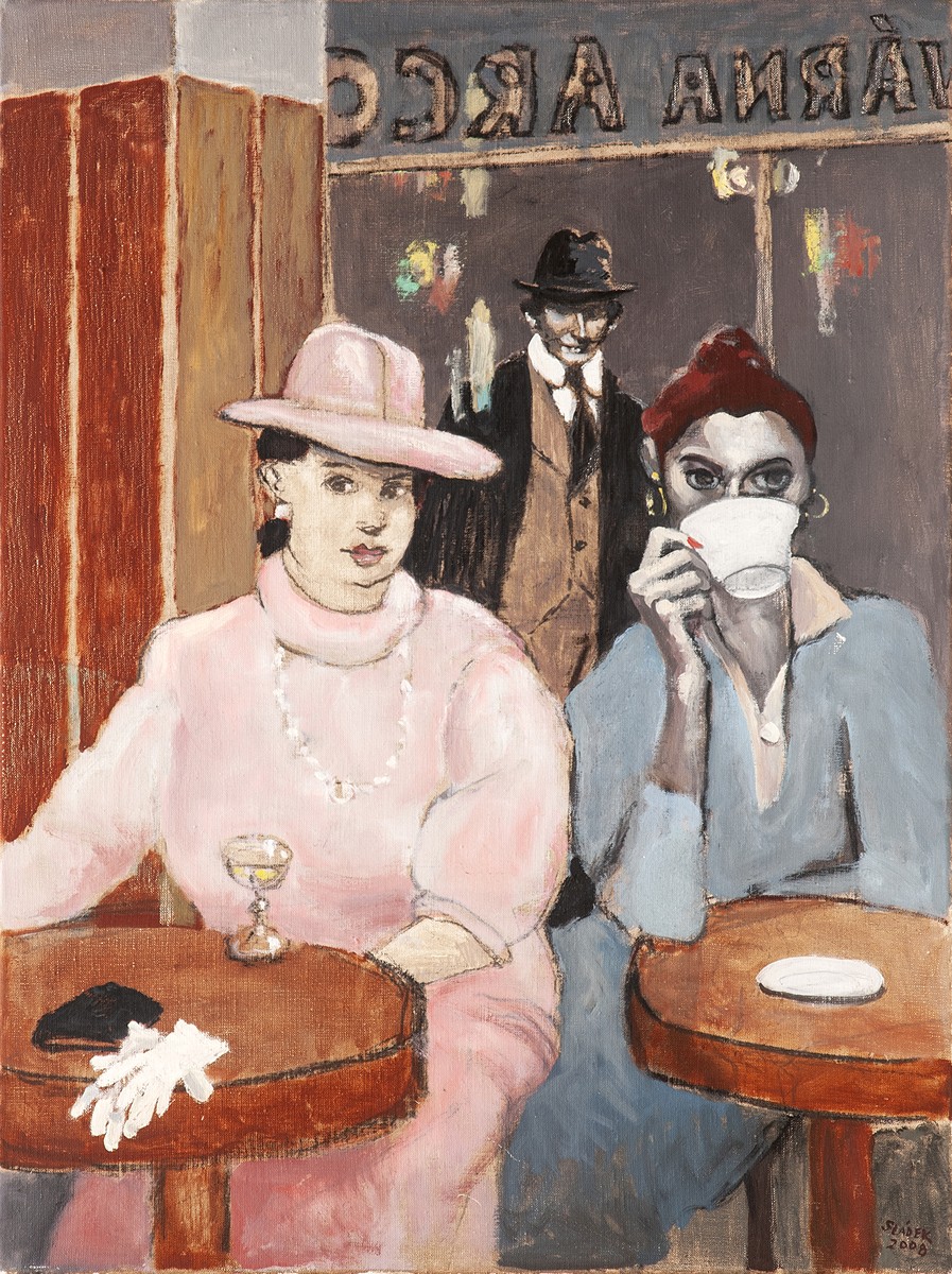 Antonín Sládek - F. K. v Hybernské ulici 1929