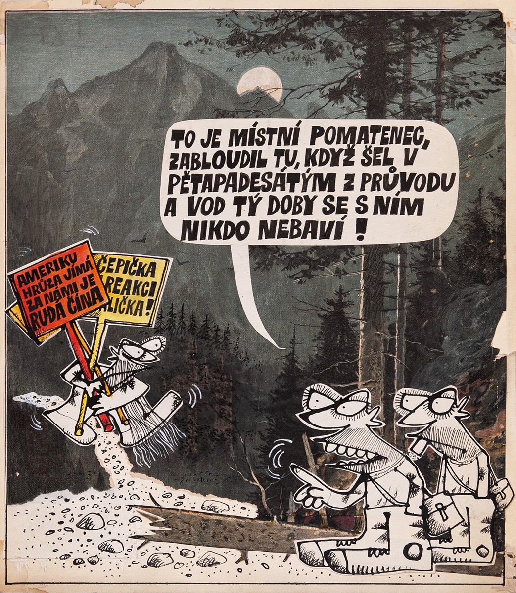 Jan Vyčítal - Místní pomatenec