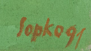 Jiří Sopko - Dvě modré postavy