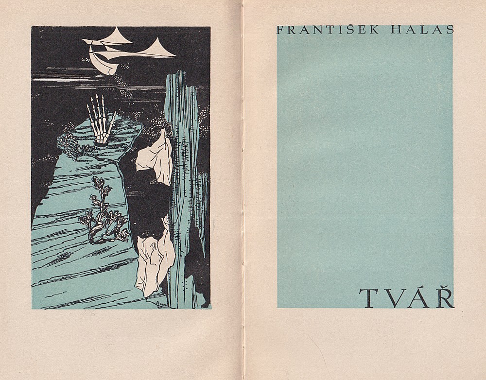 Jindřich Štyrský (1899 - 1942) - František Halas: Tvář. Poesie 1930 - 1931