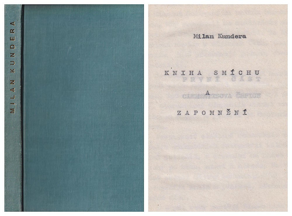 Milan Kundera (1929 - 2023) - Kniha smíchu a zapomnění