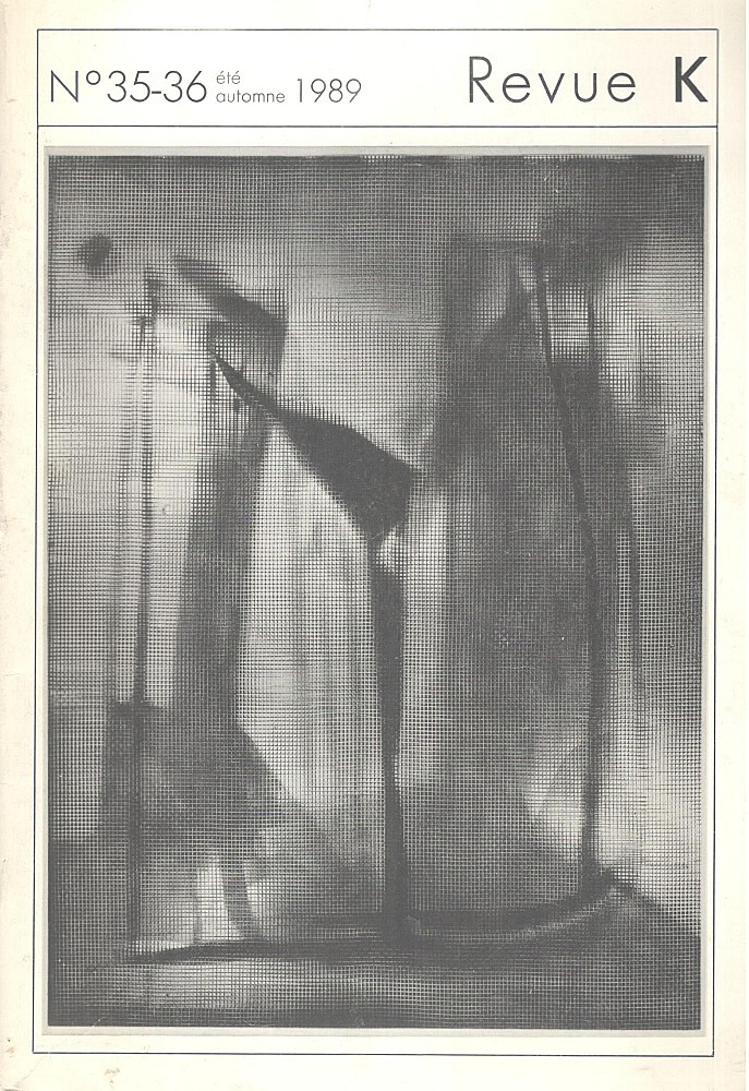 Jiří Kolář (1914 - 2002) - Revue K No 35-36(1989)