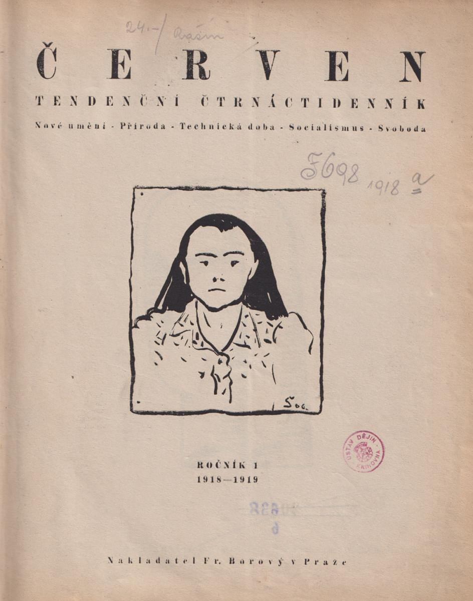 Josef Čapek (1887 - 1945) - Červen 1. ročník 1918 - 1919