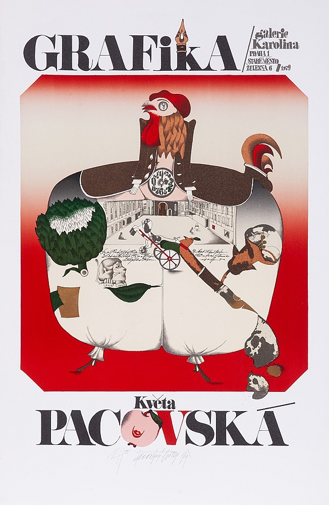 Květa  Pacovská (1928 - 2023) - Plakát k výstavě