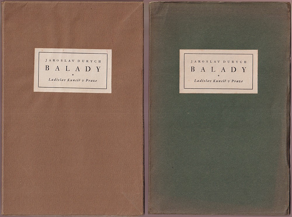 Arnošt Hrabal (1886 - 1969) - Jaroslav Durych: Balady