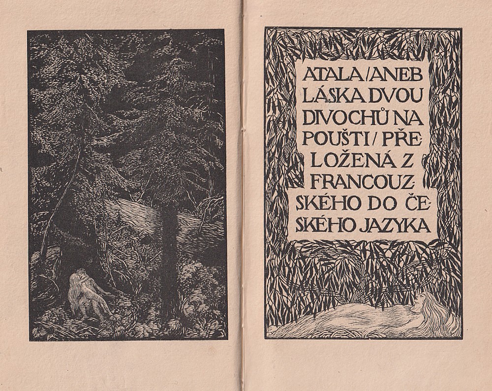 František Kobliha (1877 - 1962) - F.- R. de Chateaubriand: Atala aneb Láska dvou divochů na poušti