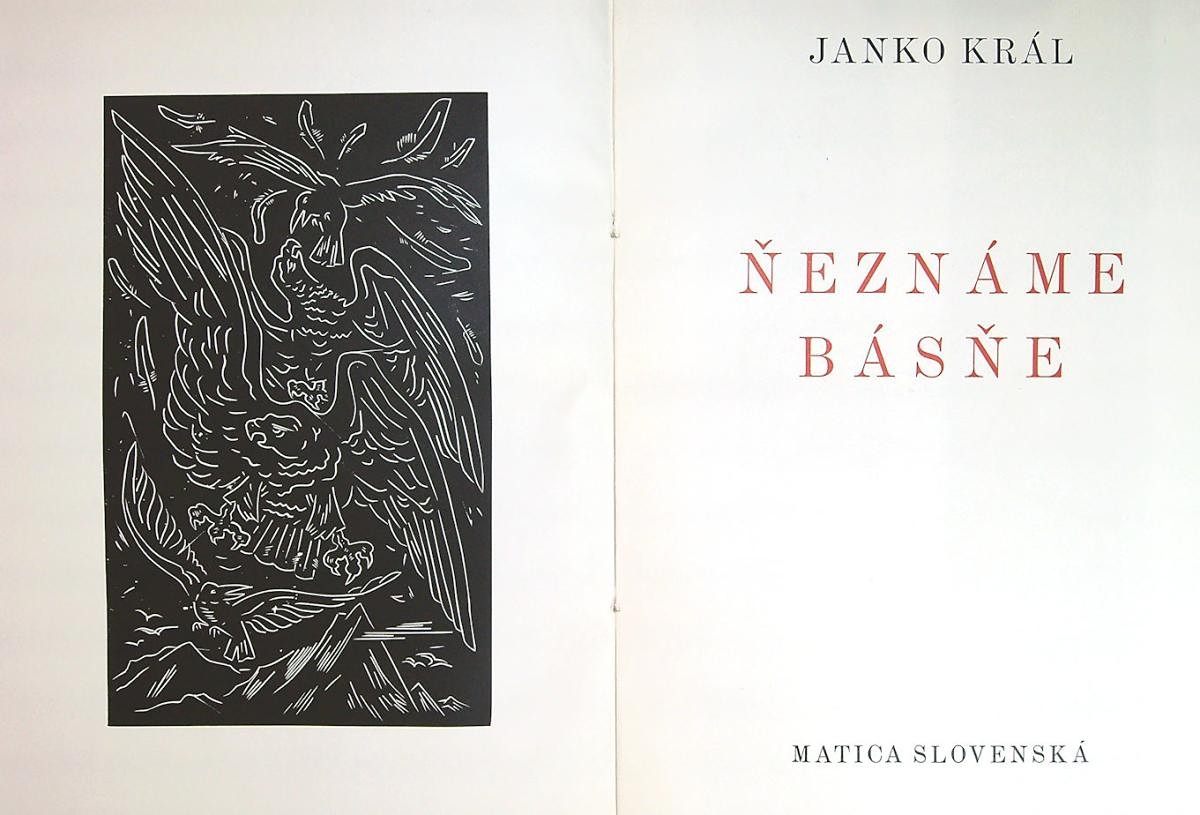Jozef G. Cincík (1909 - 1992) - Janko Kráľ: Ňeznáme básně