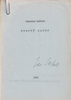 Jaroslav Seifert (1901 - 1986) - Morový sloup