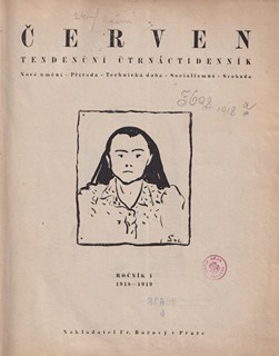 Josef Čapek (1887 - 1945) - Červen 1. ročník 1918 - 1919