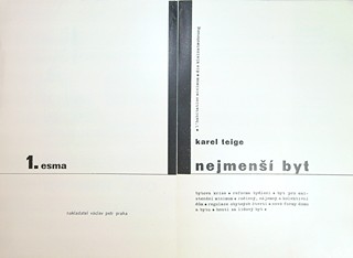 Karel Teige (1900 - 1951) - Nejmenší byt