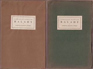 Arnošt Hrabal (1886 - 1969) - Jaroslav Durych: Balady