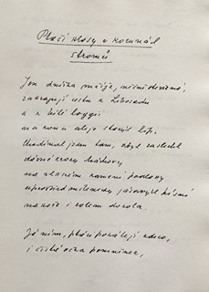 Vladimír Komárek (1928 - 2002) - Jaroslav Seifert Jen verše o lásce