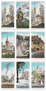 Jiří Bouda (1934 - 2015) - Soubor 9 exlibris z Východních Čech a 1 z Prahy v barevných litografiích