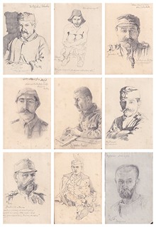 Josef Kettner - Soubor válečných kreseb
