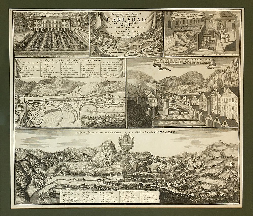 Matthäus Seutter (1678 - 1757) - Carlsbad