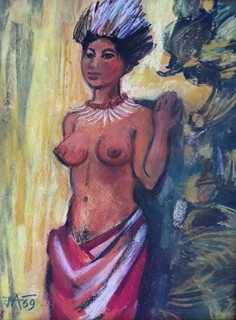 Přemysl Janíček  (1925 - 2009) - Tahiťanka