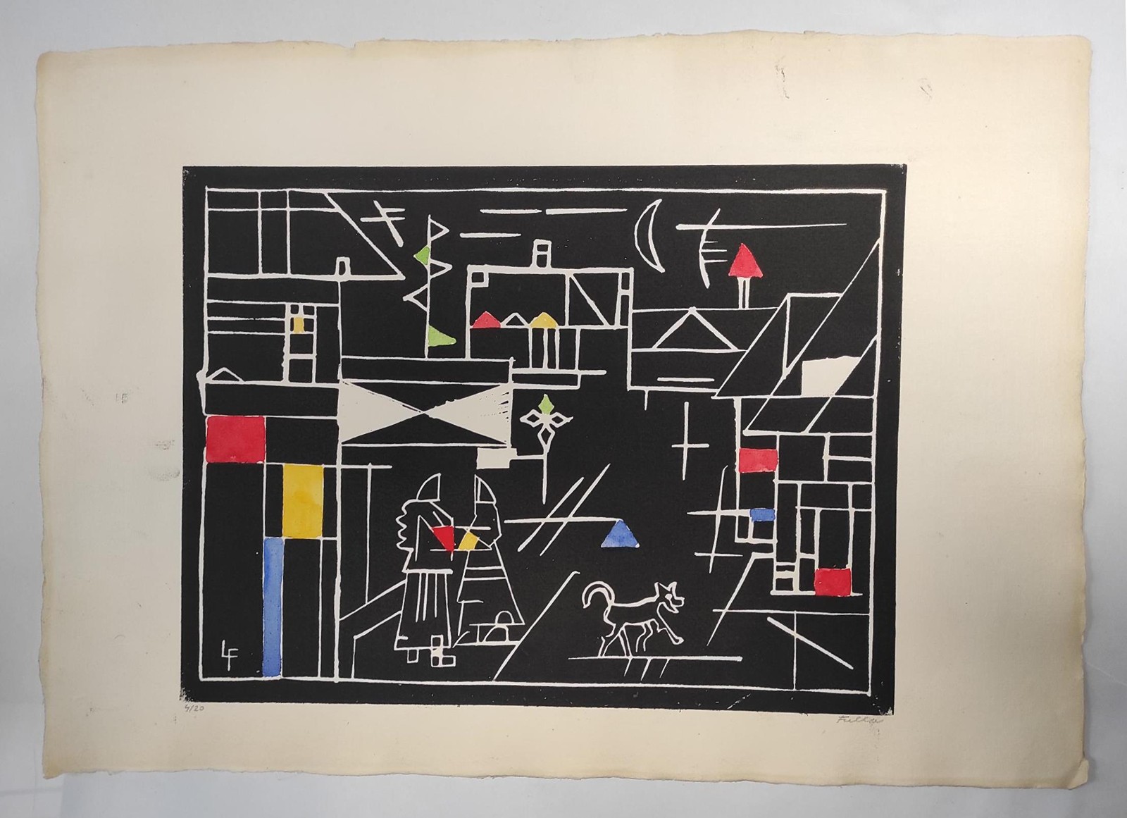 Ľudovít Fulla 1902 - 1980 - Na dedine