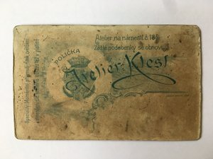 Ateliér Klesl - Vizitka dítě a pes