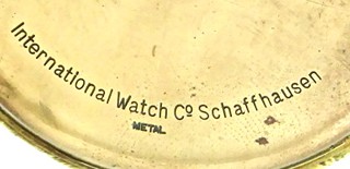 INTERNATIONAL WATCH CO. SCHAFFHAUSEN - 926984