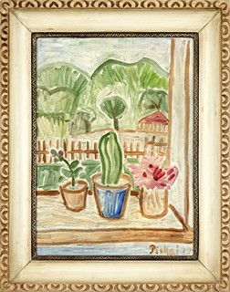 Bedřich Piskač (1898 - 1929) - Zátiší na okně