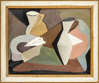 Jánuš Kubíček (1921 - 1993) - Kubistické zátiší (Zátiší)