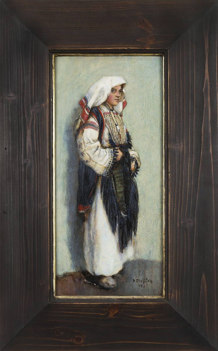 Oldřich Blažíček (1887 – 1953) - Dívka v kroji