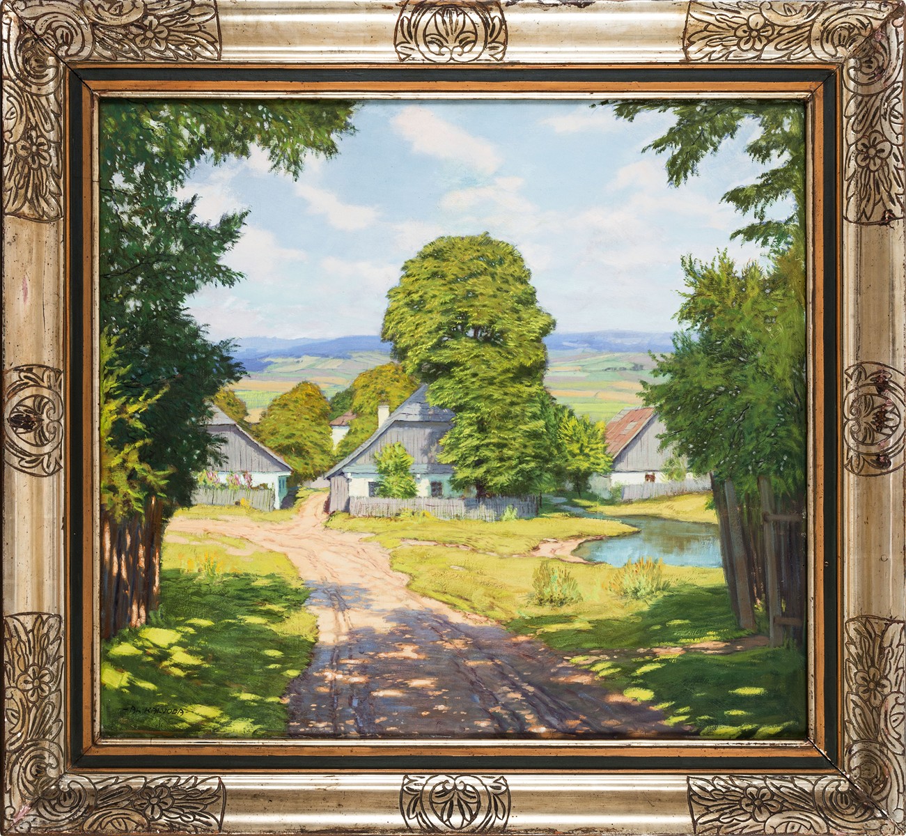 Alois Kalvoda (1875 – 1934) - Letní den na vsi