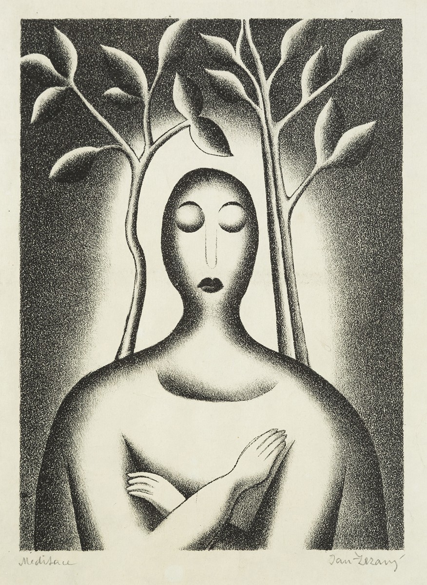 Jan Zrzavý (1890 – 1977) - Meditace