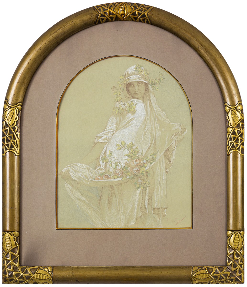 Alfons Mucha (1860 – 1939) - Flóra
