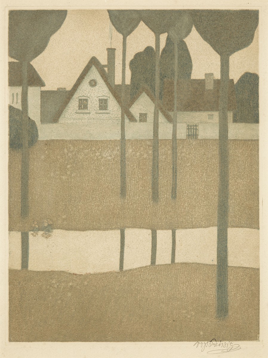 Vojtěch Preissig (1873 – 1944) - Večer